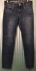 Pantalones de mezclilla para mujer American Eagle talla 4 regular súper elásticos 26x28 - Imagen 1 de 10