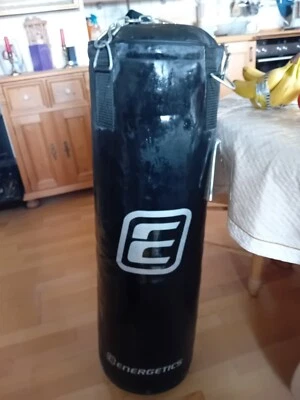Boxsack Energetics, 20 kg, 1 Meter hoch, 30 cm breit; Ketten zur Aufhängung - Bild 1 von 4
