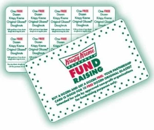 KRISPY KREME BOGO Cards 🍩 **BUY 1 & GET1 Dozen** 10 OFFERS PER CARD ** - Picture 1 of 2
