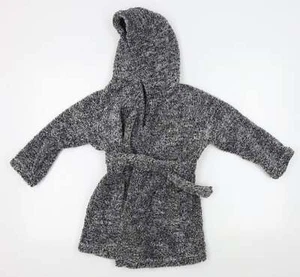 Matalan Girls Grey Polyester Blend Robe Size 6 Years - Picture 1 of 12