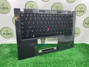 Nuevo teclado retroiluminado genuino Lenovo ThinkPad T14s Gen 2 reposamanos FR 5M11A37287 - Imagen 1 de 9