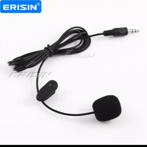 Mini spina 3,5 mm microfoni esterni clip microfono per BT autoradio laptop PC - Foto 1 di 6
