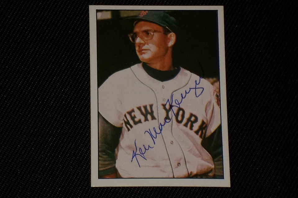 KEN MacKENZIE 1981 TCMA THE 1960'S SIGNED AUTOGRAPHED CARD #433 NEW YORK METS - Image 1 of 1
