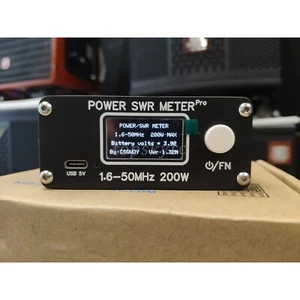1,29-calowy wyświetlacz OLED 1,6-50 MHz 200W Miernik mocy SWR Pro HF PWR SWR Miernik - Zdjęcie 1 z 2
