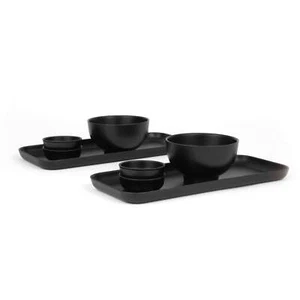 EKOBO - Bambo Sushi Set for 2 | Sushi Plates & Rice Bowls - Picture 1 of 8