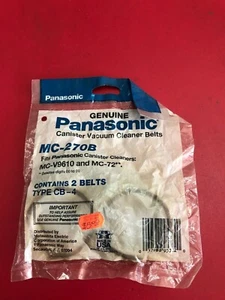 Panasonic Type CB-4 Vacuum Belt MC-270B For Canisters Vacuums # MC270B,CB4 2PacK - Picture 1 of 2