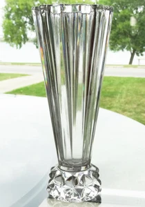 HOLDFAST Crystal VAse by Rosenthal 7" tall NEW NEVER USED made in Germany - Picture 1 of 8