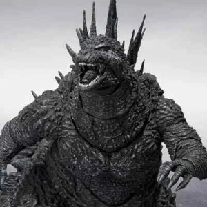 S.H.MonsterArts Godzilla (2023) Minus Color Ver. Monochrome Figure Japan Limited - Picture 1 of 6