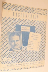 Fascination Sheet Music 1963 vintage - Picture 1 of 2