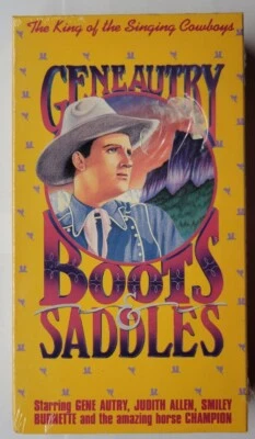 Gene Autry in Boots & Saddles (VHS, 1998) - Image 1 of 3