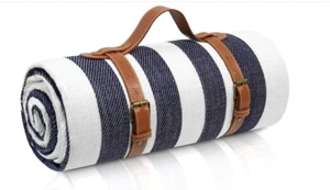 80”x 80” Picnic Blanket Extra Large, Waterproof and Foldable Beach Blanket, 3-La - Picture 1 of 8