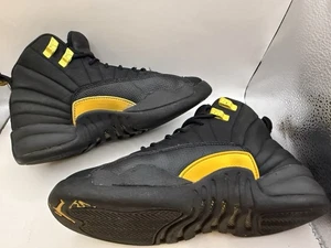 Nike Air Jordan 12 Retro GS University Gold Black Size 4.5Y 153265-071 - Picture 1 of 5