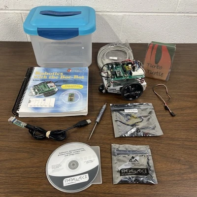 Parallax Boe Bot Robot Kit 28132 Serial With USB Adapter - Image 1 of 4