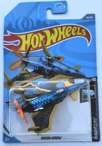 Hot Wheels Blue Poison Arrow 64/250 X-Raycers Series 8/10 by Mattel Age 3+ - Picture 1 of 4