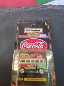 1999 MATCHBOX COLLECTIBLES COCA-COLA 1967 VW TRANSPORTER NEW - Picture 1 of 7