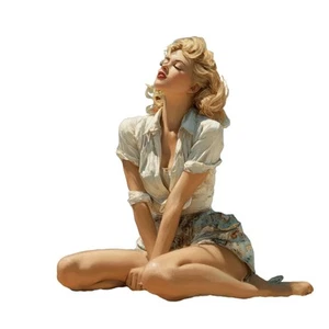 Marilyn Monroe Reclining Vinyl Car Decal Sticker – Waterproof & UV-Resistant - Picture 1 of 1