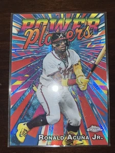 2025 Topps Chrome Ronald Acuna Jr. Power Players #PP-7 Atlanta Braves - Bild 1 von 2