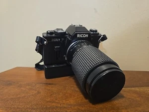Ricoh XR-7 Vintage 35mm Camera With XR Winder-2 70-210mm F4.5-5.6 Macro Lens - Picture 1 of 21