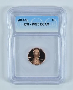 2004-S Lincoln Memorial Cent PR70 DCAM ICG *2553 - Picture 1 of 5