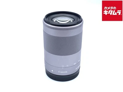 Canon EF-M55-200mm F4.5-6.3 IS STM prata para montagem Canon EF-M -quase em perfeito estado - `9184 - Imagem 1 de 3