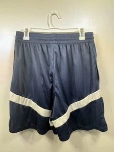 Nike Dri Fit Men's Basketball Athletic Shorts Men's Large Blue White Running - Picture 1 of 5