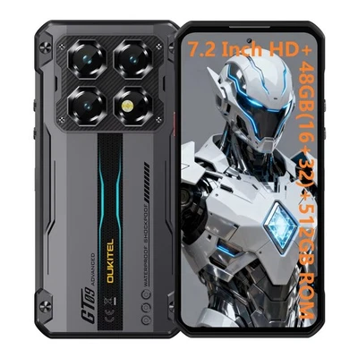 7'2 Zoll Oukitel WP60 5G Robust Smartphone 48GB+512GB Android 15 108MP 10000mAh - Bild 1 von 4