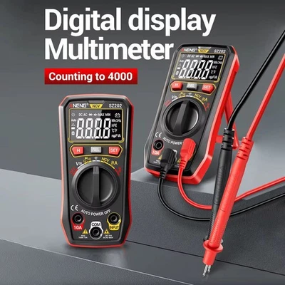 ANENG Digital-Multimeter SZ-202 AC/DC Spannung Strom Widerstand Diode Kap. NCV - Bild 1 von 4