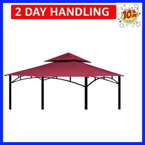 Pavillon Ersatzabdeckung für Grillpavillon Modell L-GZ238PST-11, burgund - Bild 1 von 7