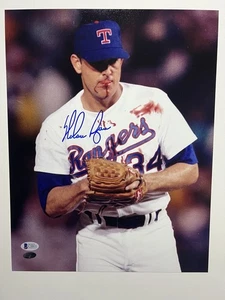 Nolan Ryan signed 11x14 autographed photo BAS Beckett Authenticated - Picture 1 of 3