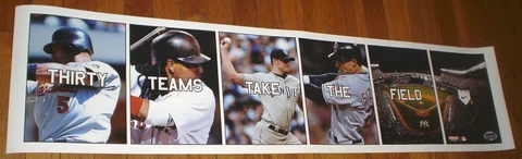 2008 ALL-STAR GAME NYC SUBWAY POSTER ALBERT PUJOLS GRADY SIZEMORE MANNY RAMIREZ Cover