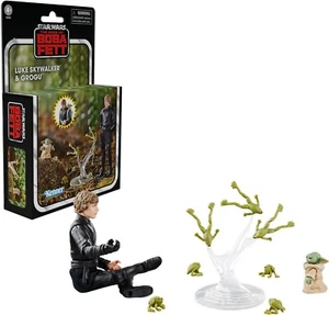 Star Wars Vintage Collection Deluxe 3.75" Luke Skywalker Grogu Boba Fett 230930 - Picture 1 of 10