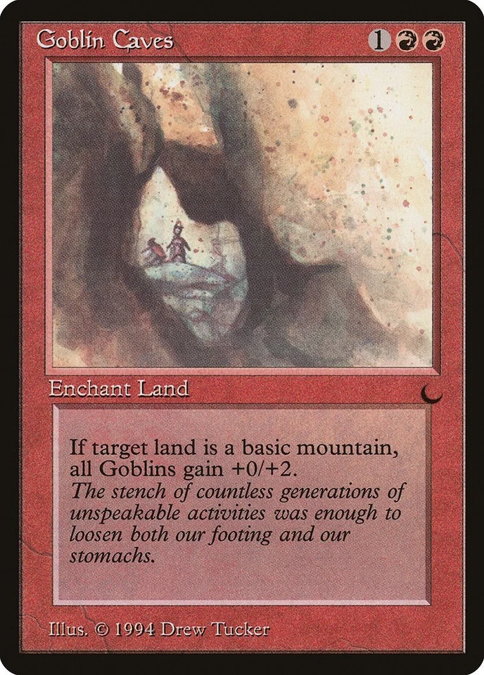 Goblin Caves The Dark PLD Red Common MAGIC THE GATHERING MTG CARD ABUGames - Image 1 of 1