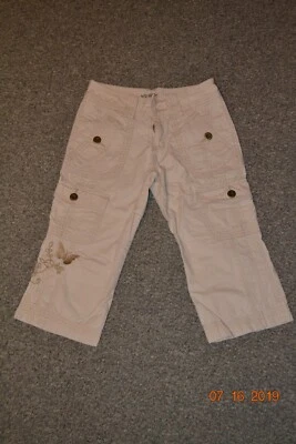 ¡NUEVO! SO wearit clareit Niñas Beige Capri, Talla 12, ¡Excelente Estado! Foto 1 de 4