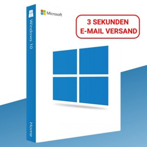Microsoft Windows 10 Home Key Produktschlüssel per E-Mail Download Sofort