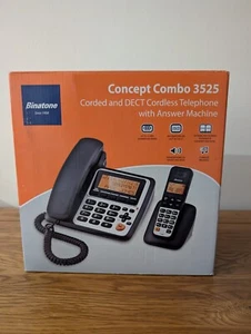 Binatone Concept Combo 3525 With Answer Machine Boxed and PAT Tested - Photo 1/3