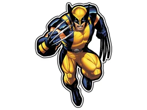 #0925 Wolverine X-Men #2 Impermeable Vinilo Adhesivo Calcomanía Troquelada - Imagen 1 de 1