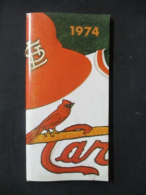 De colección 1974 Cardenales de San Luis Prensa Radio/TV Guía de Medios Bob Gibson 1842 Foto 1 de 2