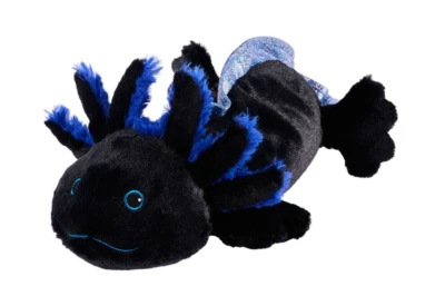 Warmies Large Microwavable Plush Black Axolotl Hot Or Cold Lavender Scented