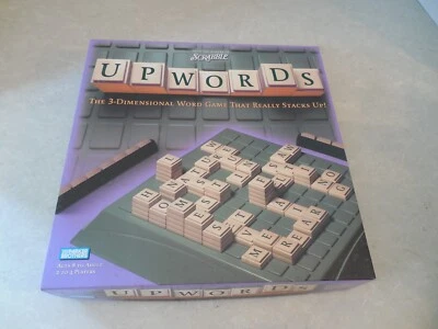 SCRABBLE UPWORDS 3-DIMENSIONAL WORD GAME, COMPLETE EXCEPT FOR RULES, PARKER BROS - Image 1 of 3