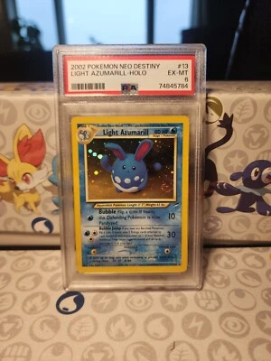 Graded PSA 6 2002 Pokemon Neo Destiny - Light Azumarill - HOLO #13 - Image 1 of 4