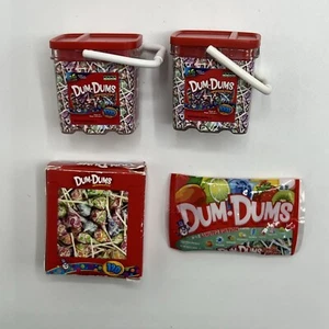 Mini Brands Dum Dums Collectible Miniature Toy Figure Lot Of 4 - Picture 1 of 3