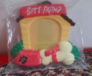 NUOVA cornice portafoto in plastica per cani/sigillata - Foto 1 di 5