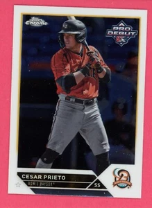 2023 TOPPS PRO DEBUT CHROME CESAR PRIETO PDC #16 - Picture 1 of 1