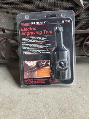 New Vintage Sears Craftsman Electric Engraving Tool. Item 9-61050 - Image 1 of 2