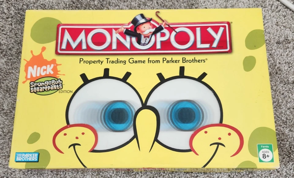 Hasbro Nickelodeon Spongebob Squarepants Monopoly 2005 - Image 1 of 1