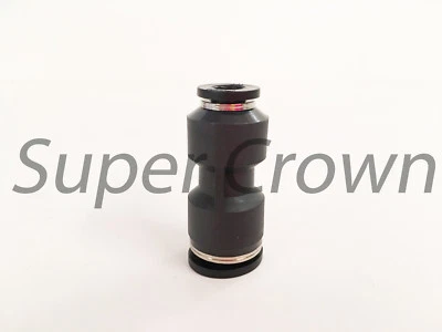 SUPER CROWN Pneumatic Union Straight Reducer Push In To Connect Air Fitting One Touch