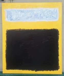 GORGEOUS MARK ROTHKO OIL ON CANVAS 1952 IN GOOD CONDITION LARGE PAINTING NICE - Picture 1 of 14