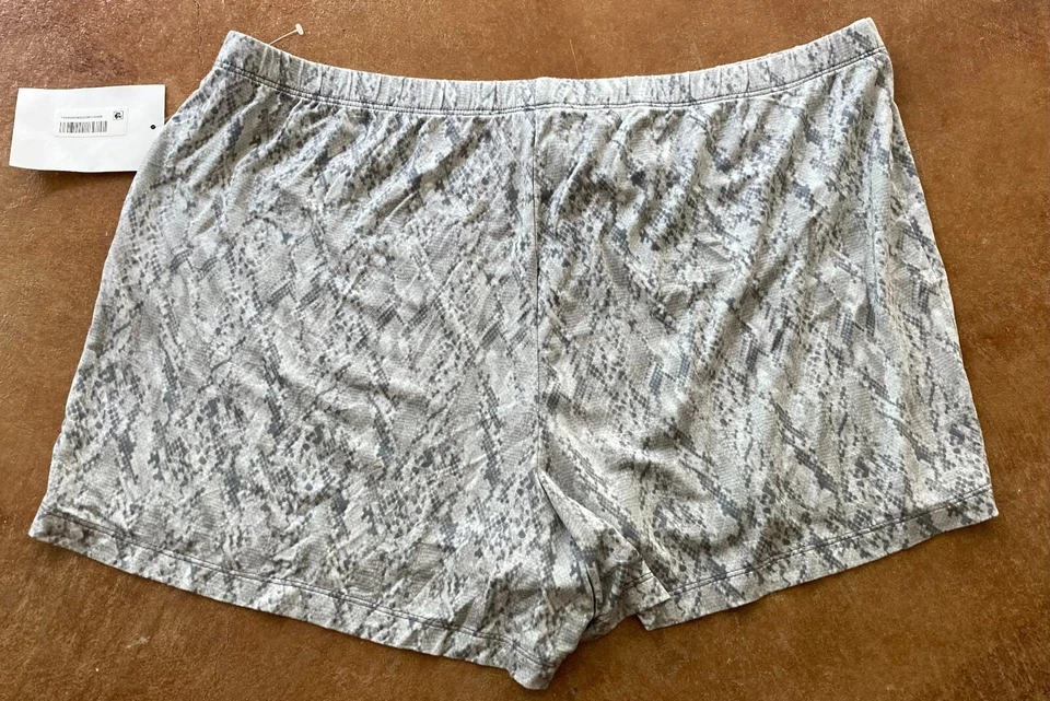 Новые женские пижамные короткие брюки INC International Concept, змеиная кожа, размер X-Large - Изображение 1 из 1
