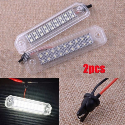 Lámpara de matrícula LED blanca 2 piezas para maletero Honda Civic Del Sol 1993-1997 Foto 1 de 4