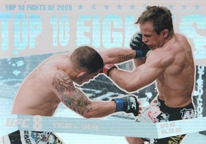 2010 Topps UFC Main Event Cards Top 10 Fights of 2009 #24 Edgar vs. Sherk